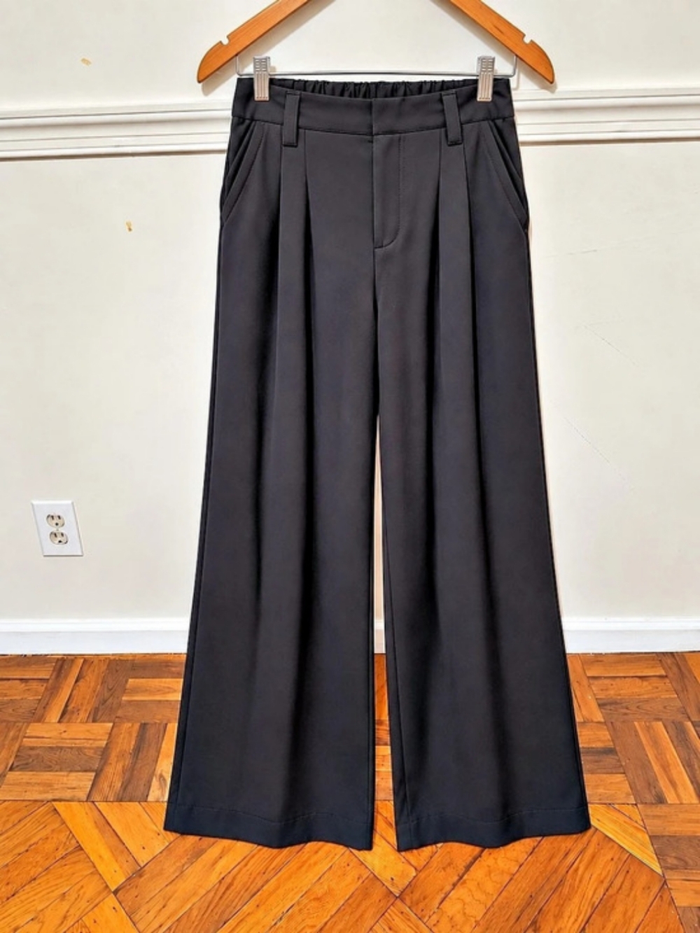 Halara Wide Leg Pants in Black Size XS NWT